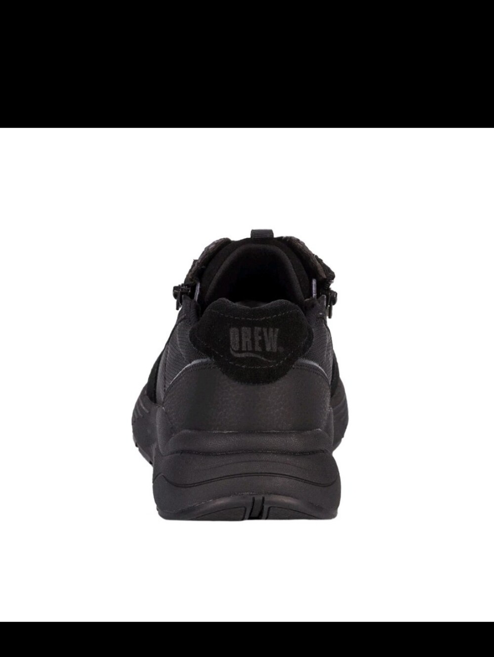 Drew Men’s Miller Orthotic Comfort Sneaker Black Suede Combo 40115 - Picture 4 of 10